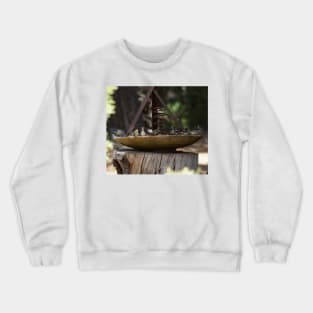 Keeping Cool - by South Australian artist Avril Thomas at Magpie Springs - Adelaide Hills Wine Region - Fleurieu Peninsula - Winery Crewneck Sweatshirt